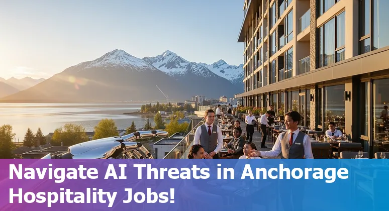 Hospitality worker adapting to AI technology in Anchorage, Alaska