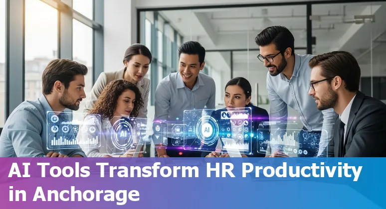 HR professionals in Anchorage, Alaska using AI technology to enhance workplace productivity