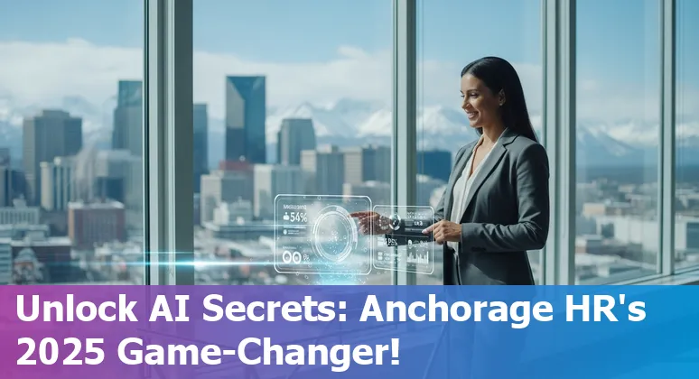HR professional using AI tools for benefits and recruitment tasks in Anchorage, Alaska