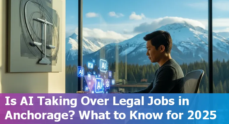 Legal professional using AI technology in Anchorage, Alaska law office in 2025