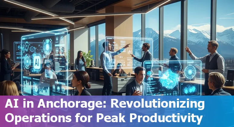Operations professionals in Anchorage, Alaska using AI tools to boost productivity in business and healthcare sectors