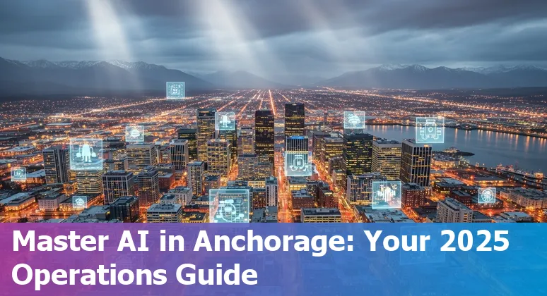 Operations professional using AI tools and attending AI conference in Anchorage, Alaska, 2025