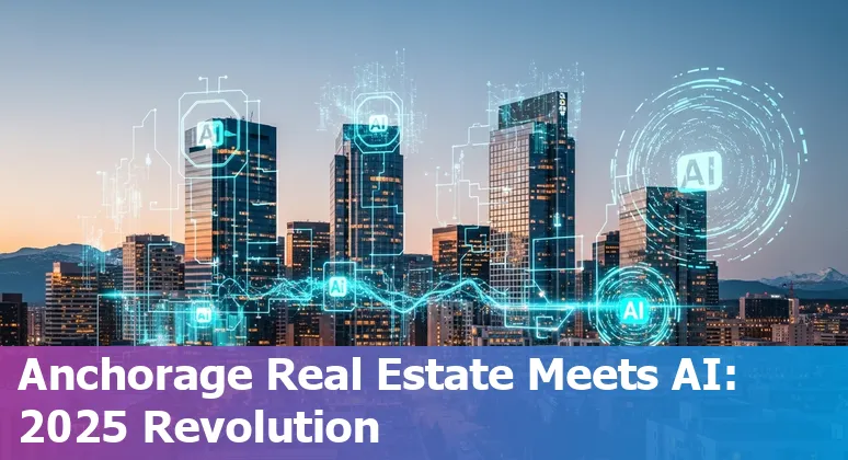 AI technology transforming real estate market in Anchorage, Alaska in 2025 showing digital property data and virtual tours.