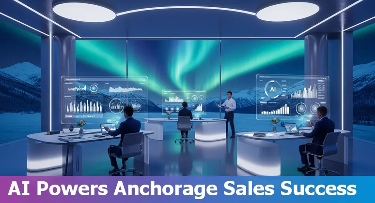 Sales professionals using AI tools in Anchorage, Alaska to enhance productivity and streamline sales processes.