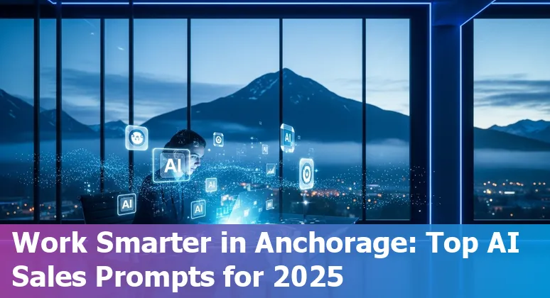 Sales professional using AI tools to work smarter in Anchorage, Alaska in 2025