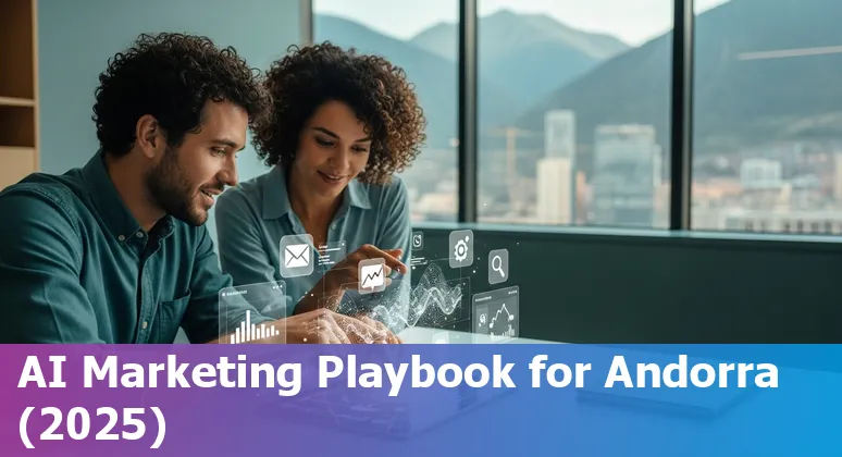 Marketing professional using AI tools at a conference in Andorra la Vella, Andorra in 2025