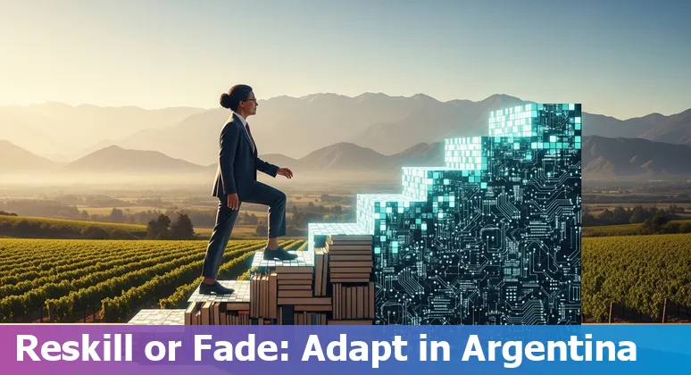 School staff in Argentina reviewing an AI student‑data dashboard on a laptop