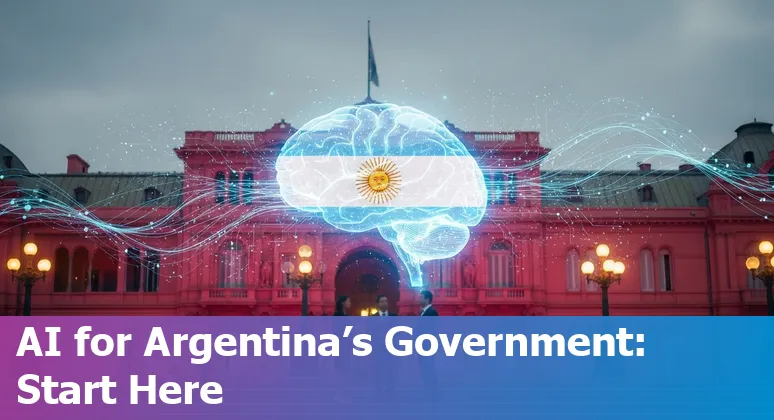 Illustration of AI governance and public services in Argentina, 2025