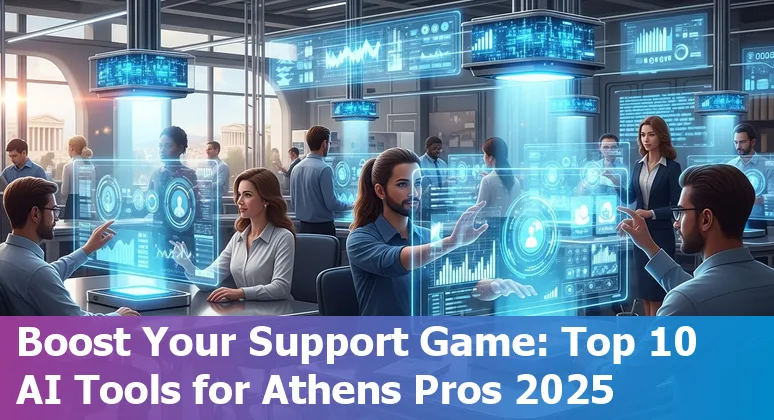 Illustration of AI tools enhancing customer support for professionals in Athens, Georgia in 2025