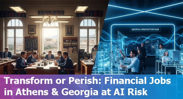 Financial services professionals adapting to AI technology in Athens and Georgia offices