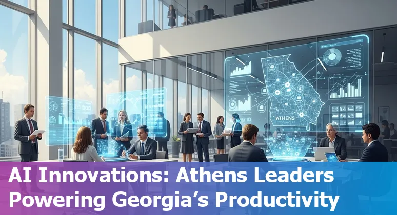 Leadership professionals using AI tools to boost productivity in Athens, Georgia workplaces
