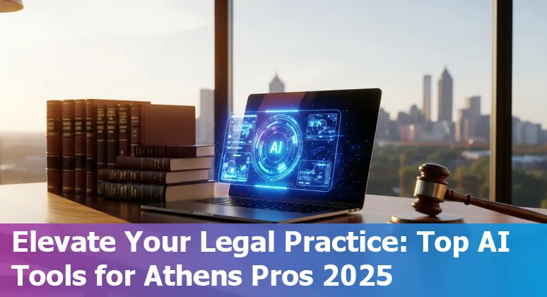 Illustration of AI tools transforming legal work for attorneys in Athens, Georgia in 2025