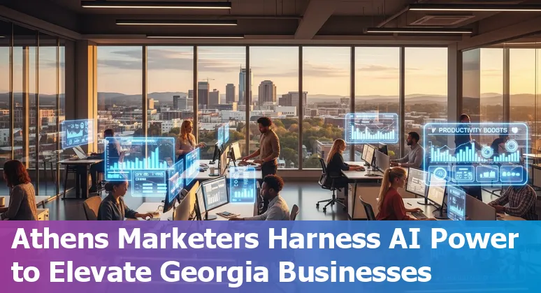 Marketing professionals in Athens, Georgia using AI technology to boost productivity