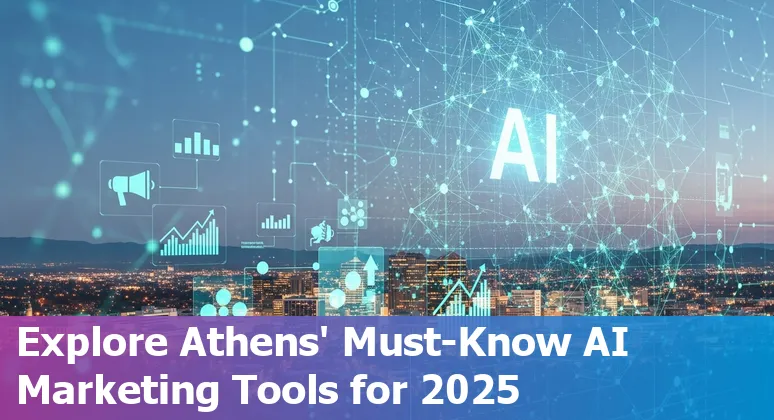 Illustration of AI technology tools used by marketing professionals in Athens, Georgia in 2025