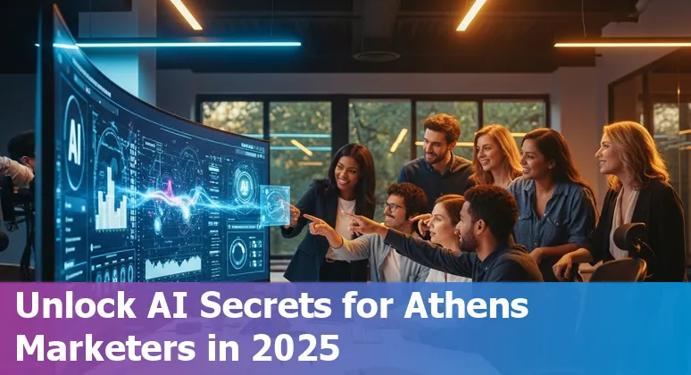 Marketing professional using AI tools in Athens, Georgia in 2025 to work smarter, not harder