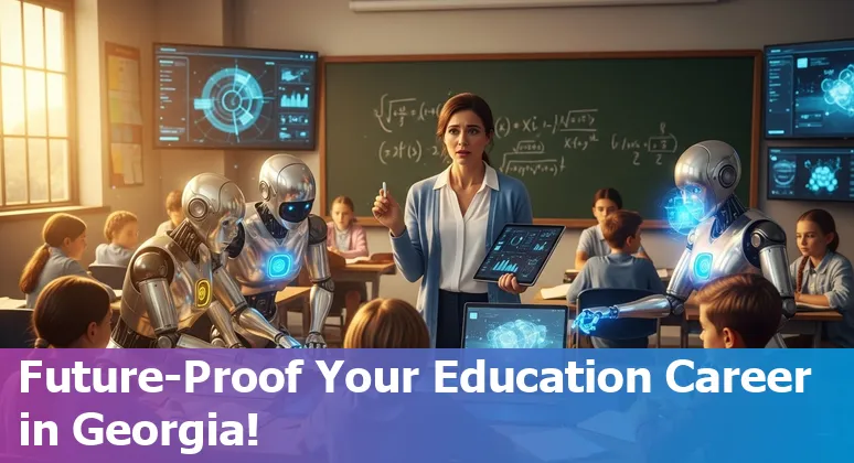AI and education professionals working together in an Atlanta classroom setting