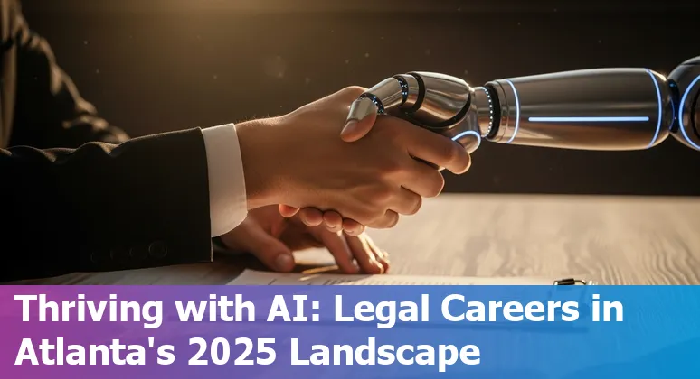 Legal professional working with AI tools in an Atlanta, Georgia law office in 2025