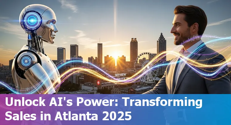 Sales professional using AI tools for selling in Atlanta, Georgia in 2025