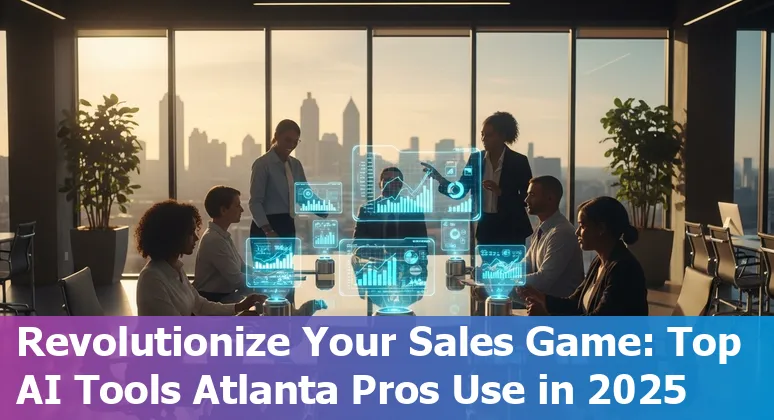 Top AI sales tools of 2025 for sales professionals in Atlanta, Georgia, with logos and brief descriptions.