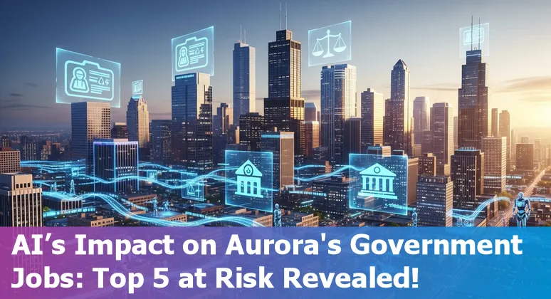 Government worker using AI tools for public service tasks in Aurora, Illinois