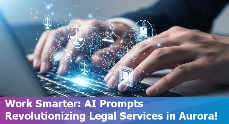 Legal professional using AI tools in Aurora, Illinois office