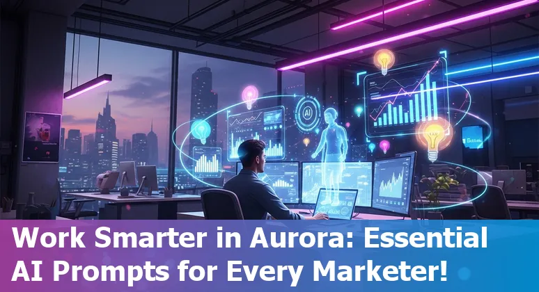 Aurora marketing professionals using AI tools in 2025 to enhance campaigns