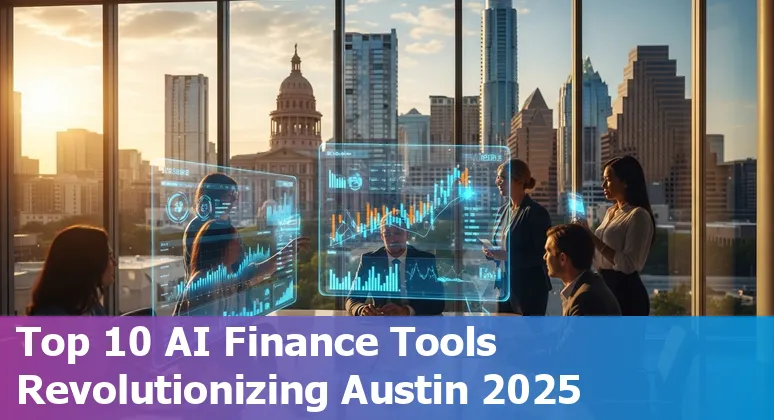 AI tools dashboard displaying financial analytics and automation features for finance professionals in Austin, Texas