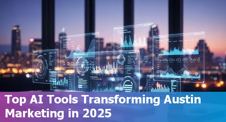 Illustration of AI tools enhancing marketing strategies in Austin, Texas in 2025