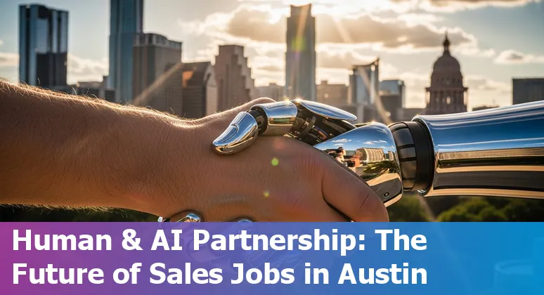 Sales professional using AI tools for sales automation and lead scoring in Austin, Texas
