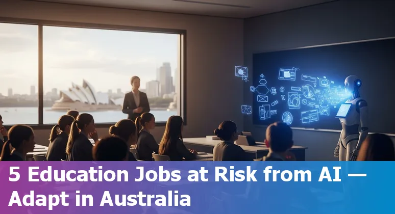 Education staff using AI tools in an Australian school office