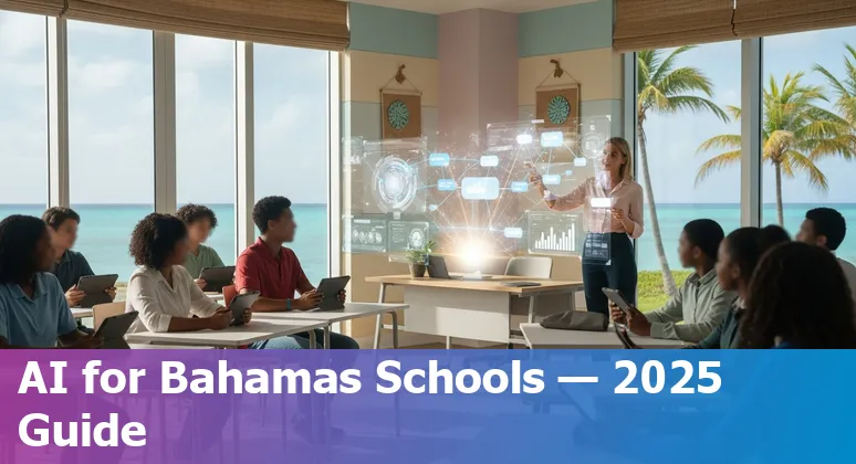 Educators using AI tools in a classroom in Nassau, Bahamas (2025)