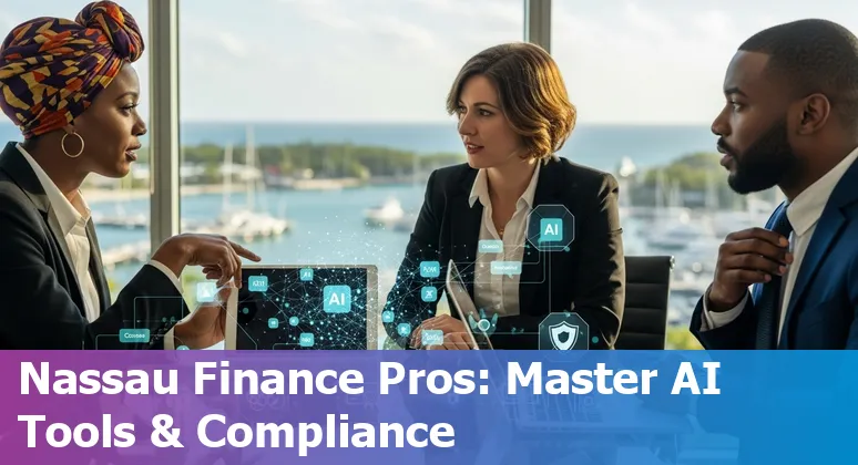 Finance professional using AI dashboard in Nassau, Bahamas—2025 guide
