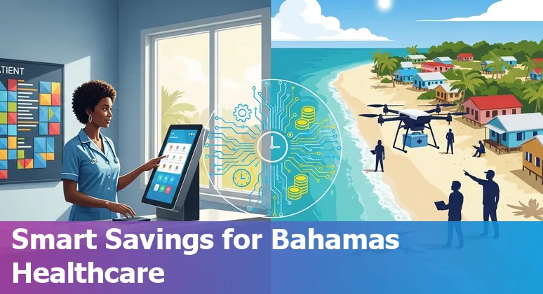 Healthcare team using AI dashboard to improve efficiency and reduce costs in Bahamas, BS