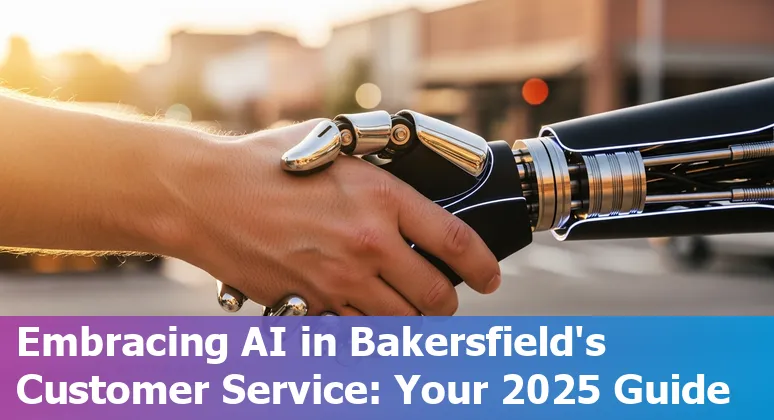 Customer service agent using AI assistance technology in Bakersfield, California