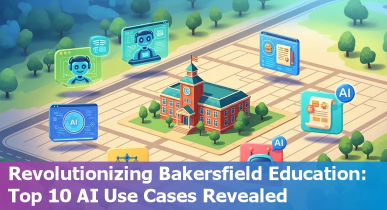 Students and educators using AI technology in a Bakersfield classroom setting