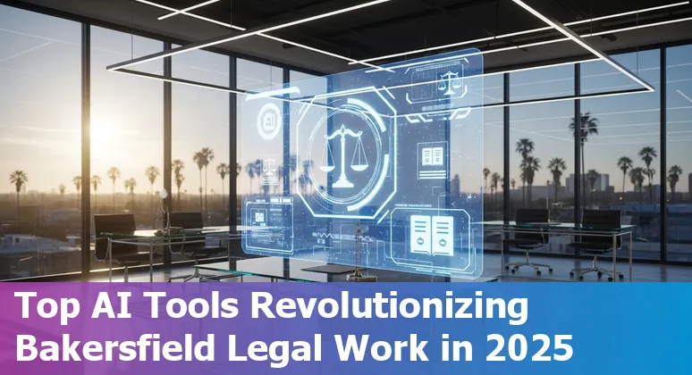 AI tools interface for legal professionals in Bakersfield California 2025