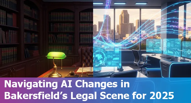 AI technology influencing legal jobs and regulations in Bakersfield, California in 2025