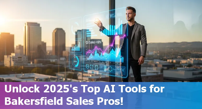 Illustration of AI technology enhancing sales processes in Bakersfield, California in 2025.