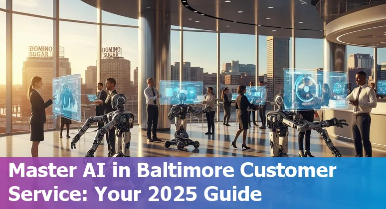 Baltimore Maryland customer service professional using AI tools in 2025