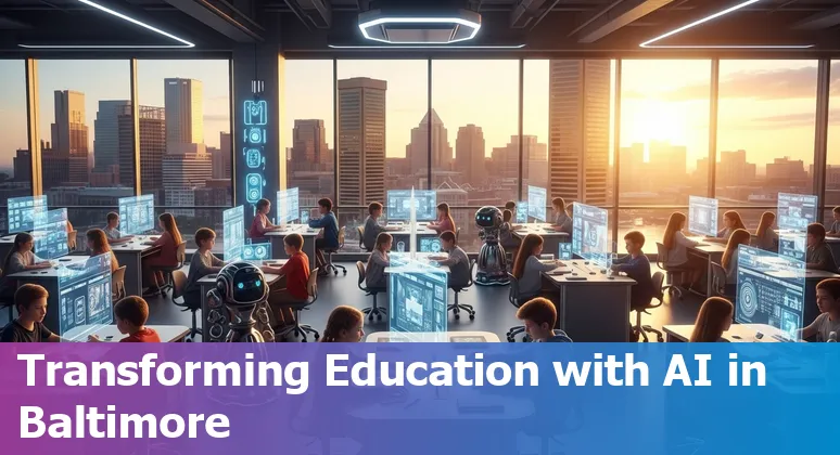 AI technology supporting cost reduction and efficiency in Baltimore education companies in Maryland, US