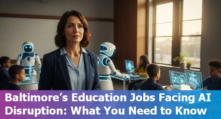 Teacher using AI tools in a Baltimore classroom adapting to AI-driven education changes