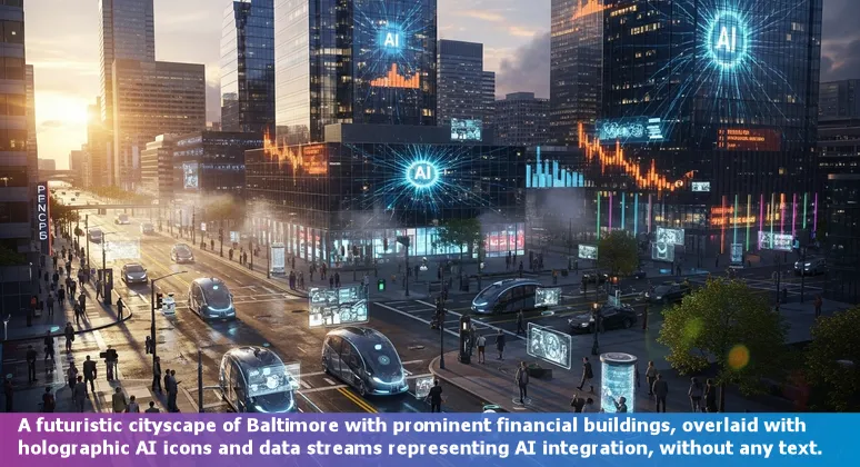 AI technology transforming financial services industry in Baltimore, Maryland in 2025