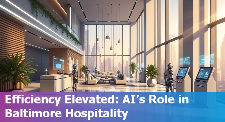AI technology improving hospitality efficiency in Baltimore, Maryland hotels