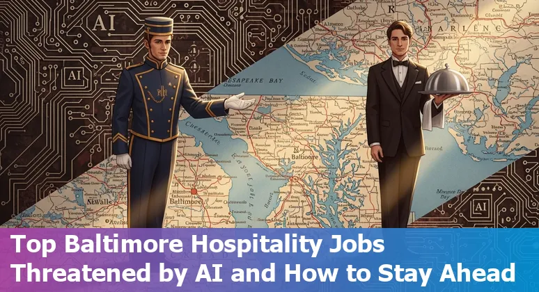 AI robot hand shaking hands with a human in a hospitality setting in Baltimore