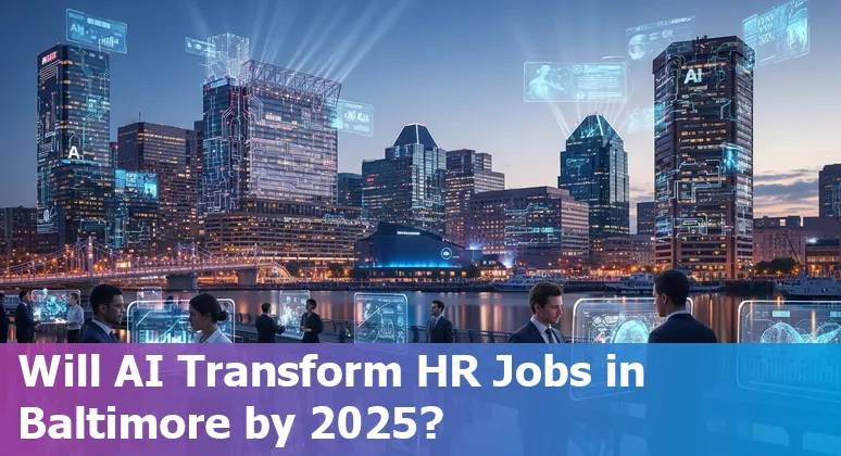 Artificial intelligence influencing HR jobs and workforce in Baltimore, Maryland in 2025