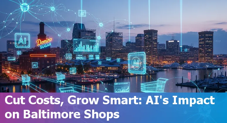 AI technology improving retail efficiency and cost reduction in Baltimore Maryland stores