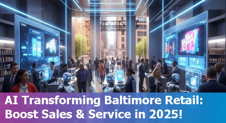 Retail store in Baltimore, Maryland using AI technology in 2025