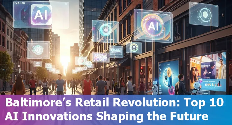 AI technology transforming retail in Baltimore, Maryland with data analytics and personalized shopping experiences