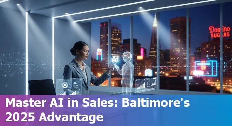 Sales professional using AI tools in Baltimore, Maryland in 2025