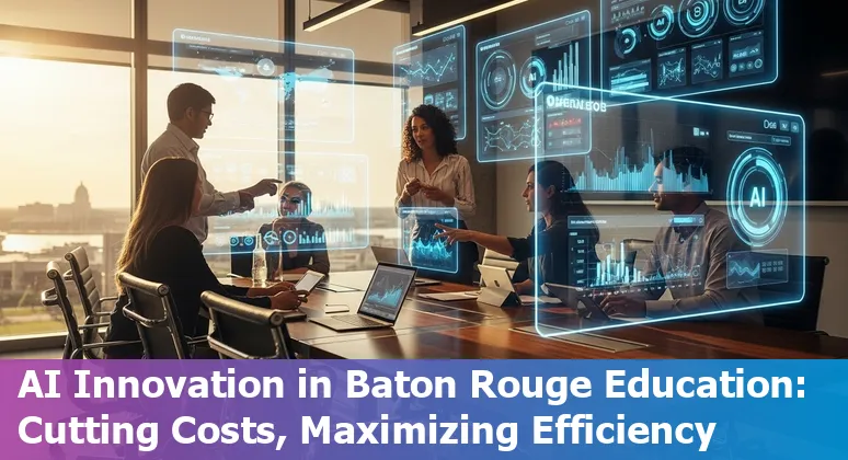 AI technology aiding education companies in Baton Rouge, Louisiana to cut costs and improve efficiency